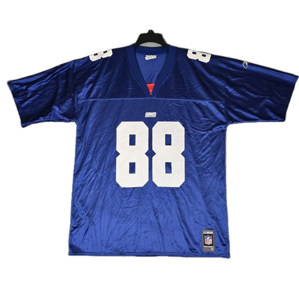 Ike Hilliard Jersey Mens XL Blue New York Giants NFL Football Reebok‎